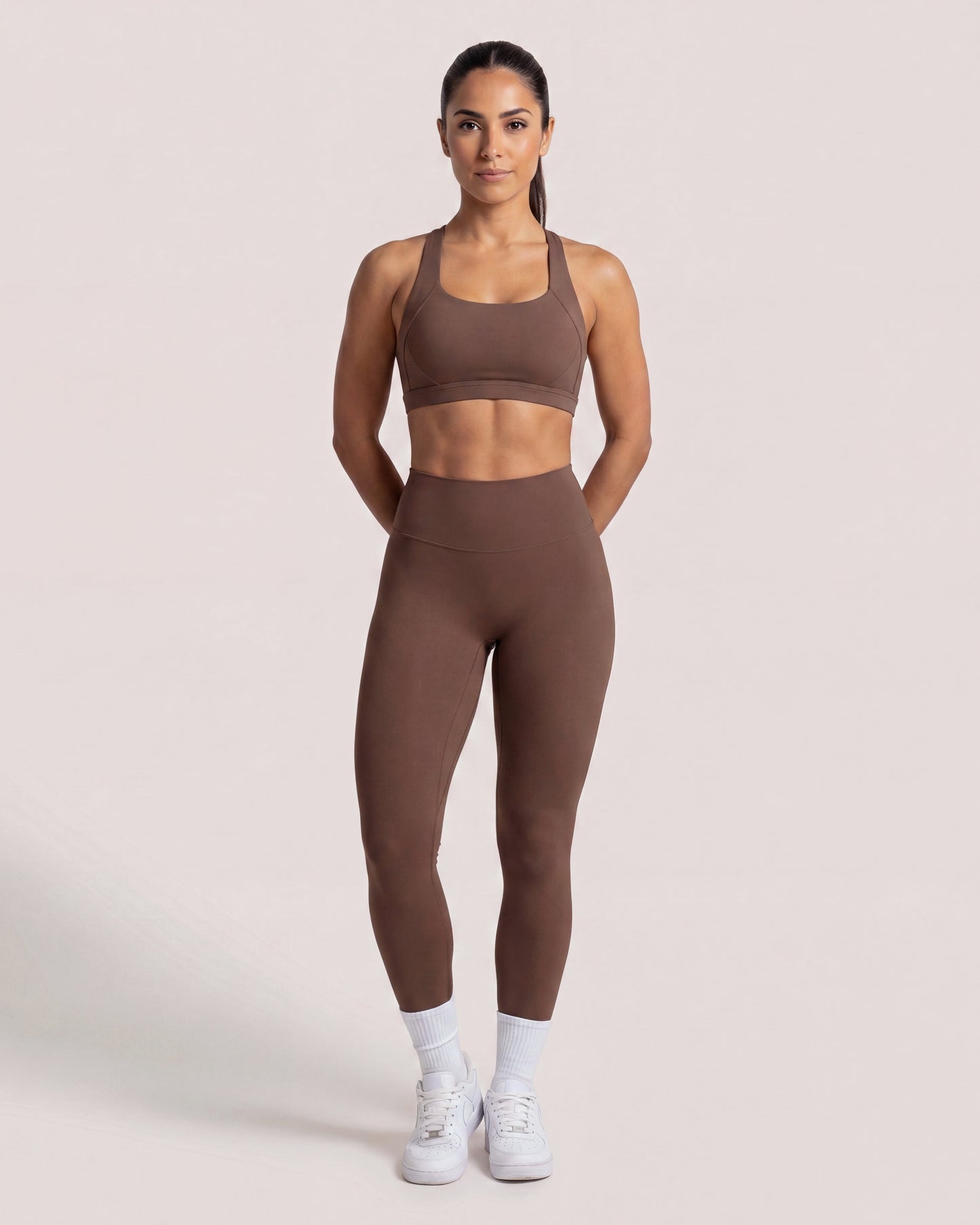 VARCEA Brown High Seamless Legging