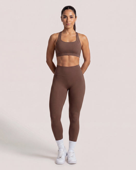 VARCEA Brown High Seamless Legging