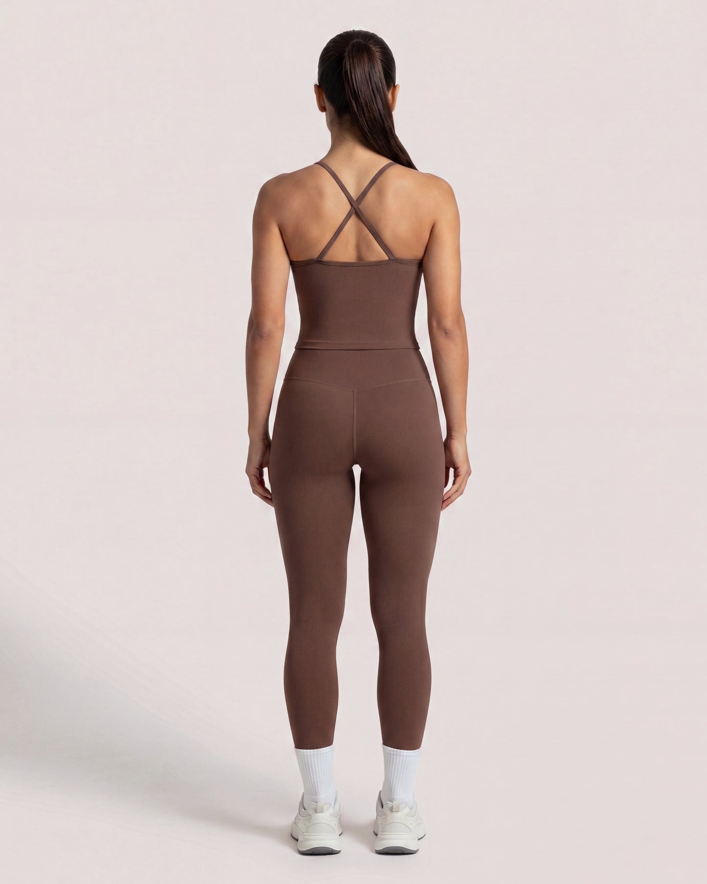 VARCEA Brown High Seamless Legging