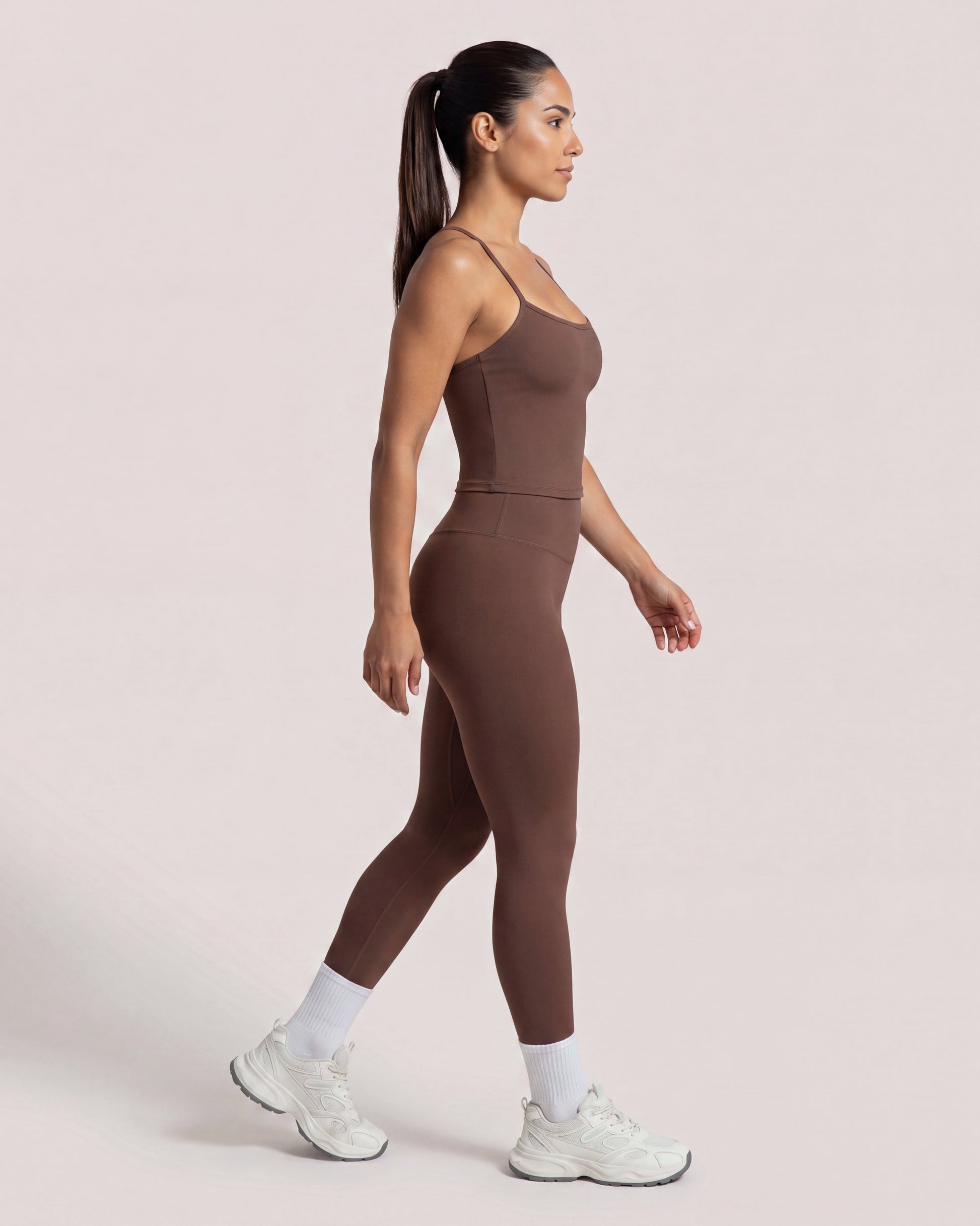 VARCEA Brown High Seamless Legging