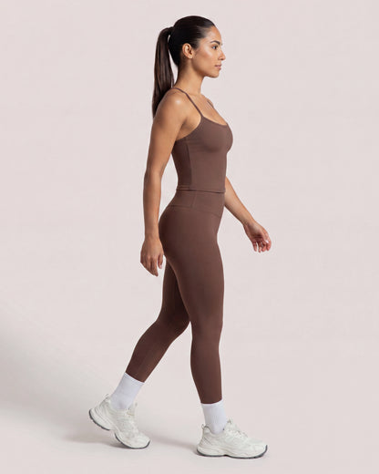VARCEA Brown High Seamless Legging