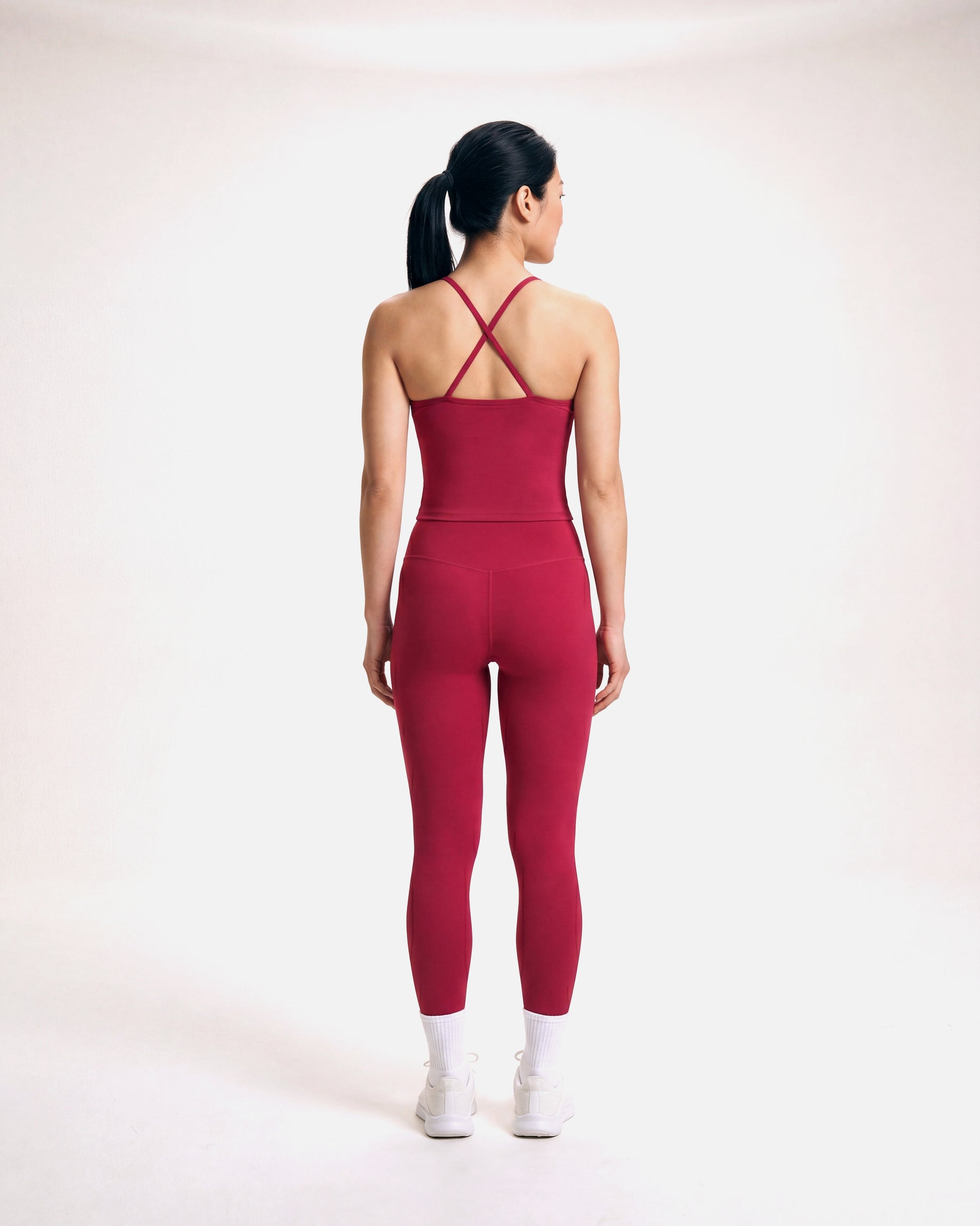 VARCEA Red High Seamless Legging