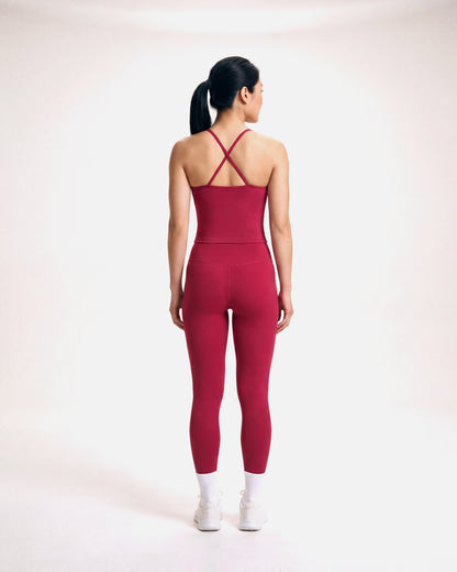VARCEA Red High Seamless Legging
