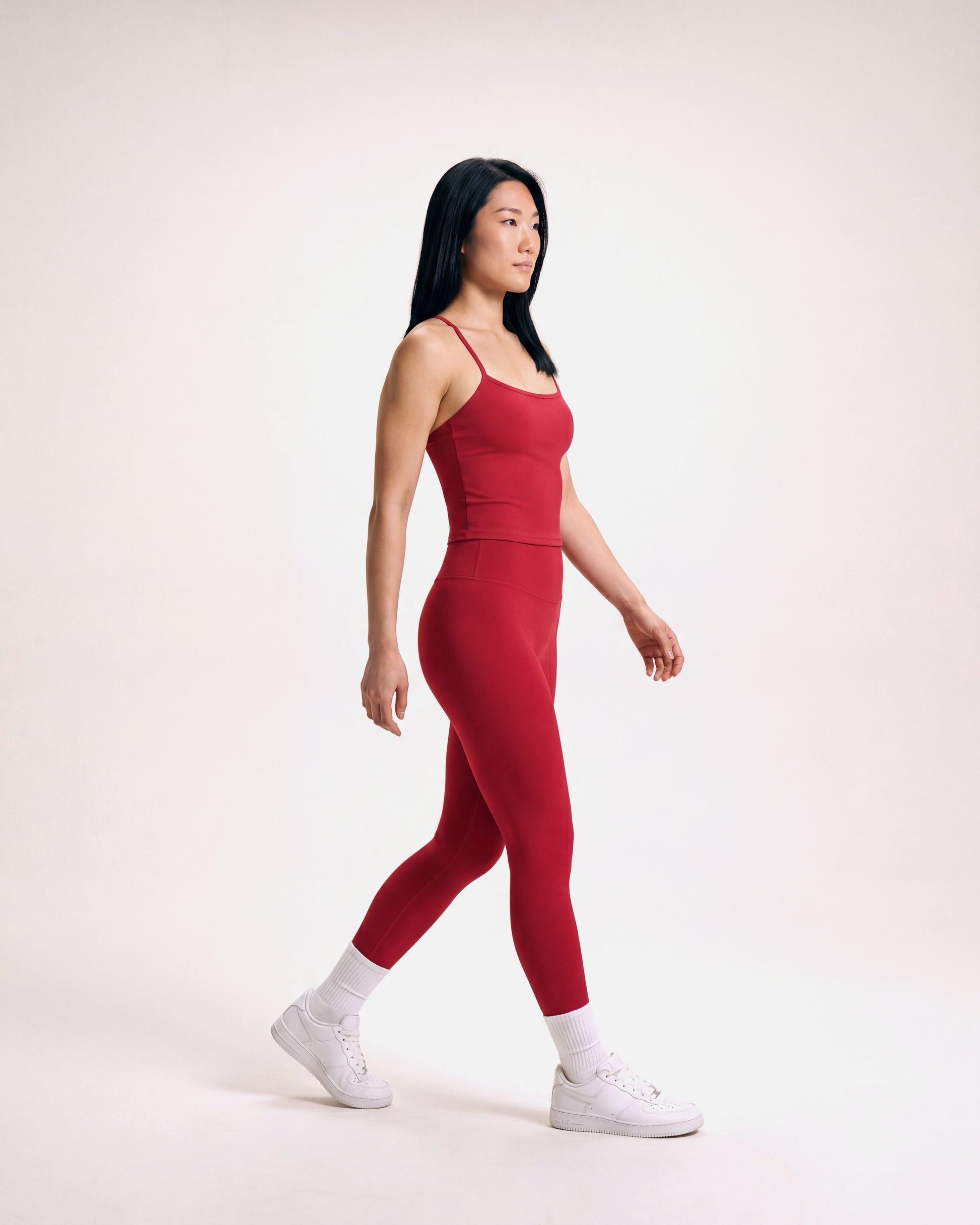 VARCEA Red High Seamless Legging