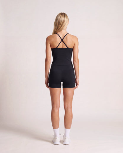 VARCEA Black Pocket Shorts