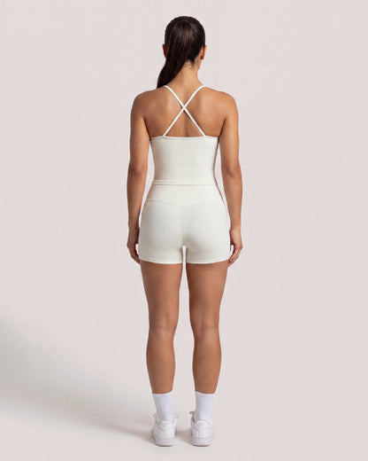VARCEA Light Ivory Pocket Shorts