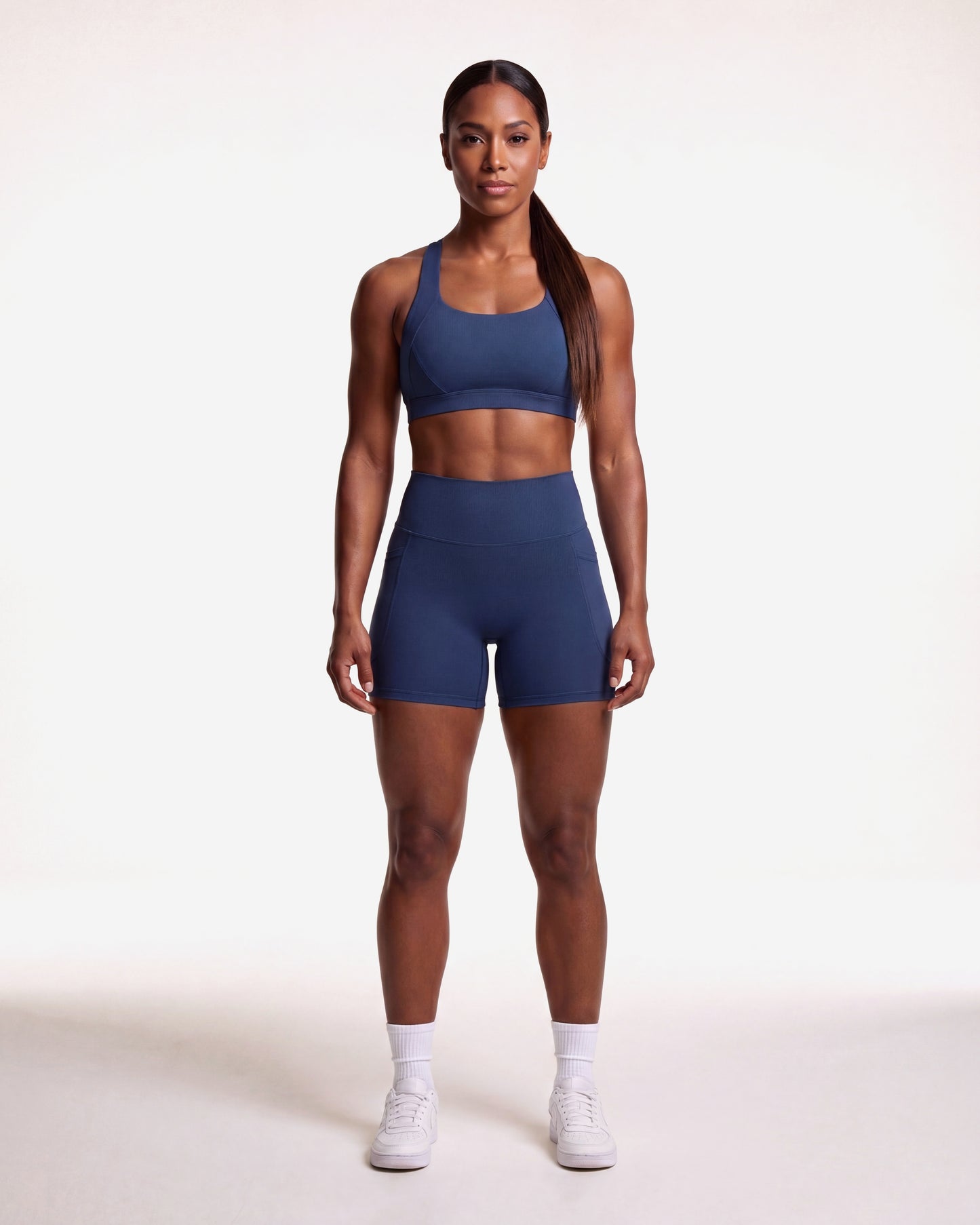 VARCEA Navy Pocket Shorts
