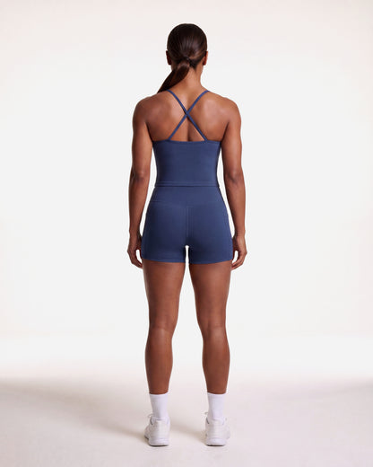 VARCEA Navy Pocket Shorts