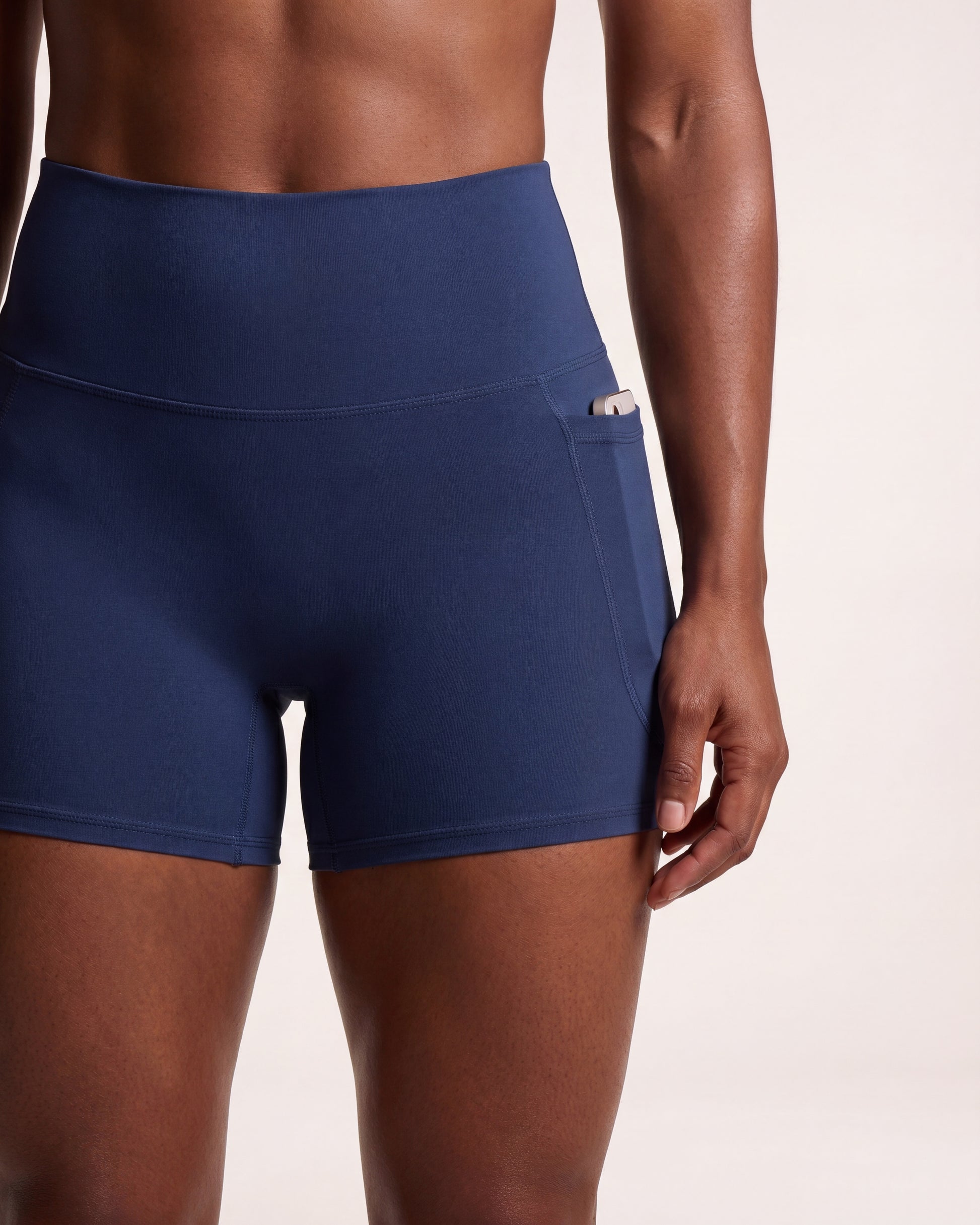 VARCEA Navy Pocket Shorts
