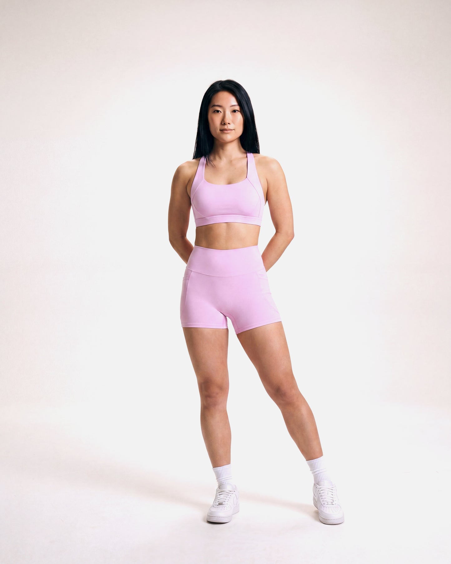 VARCEA Pink Pocket Shorts