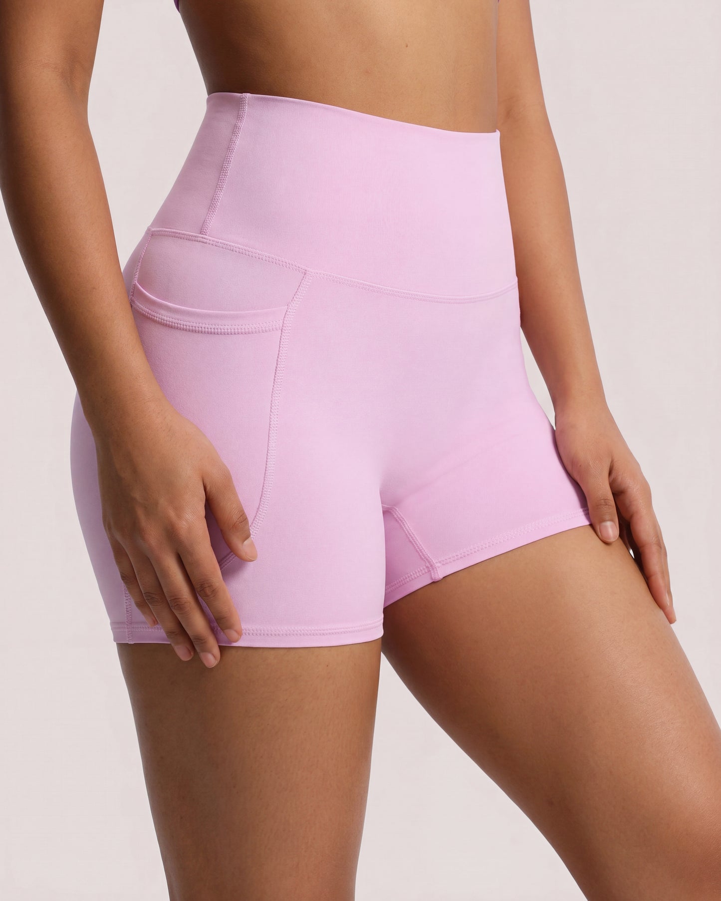 VARCEA Pink Pocket Shorts