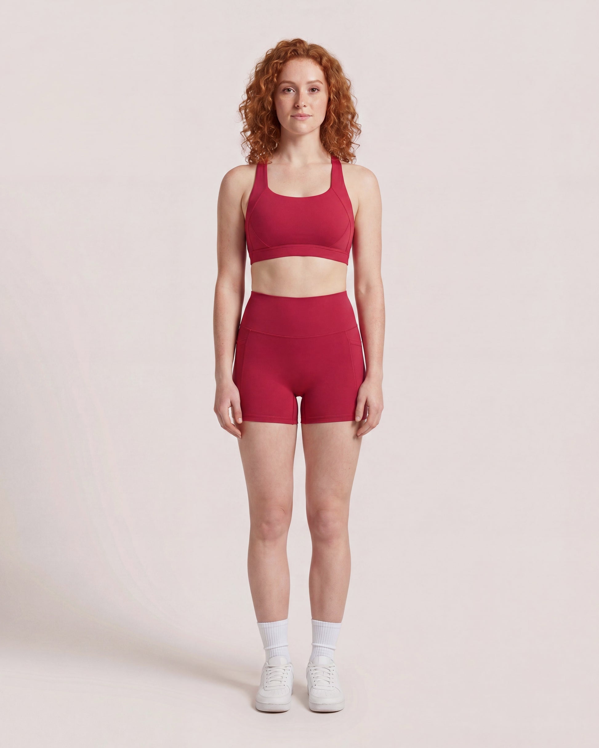 VARCEA Red Pocket Shorts