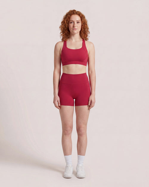 VARCEA Red Pocket Shorts