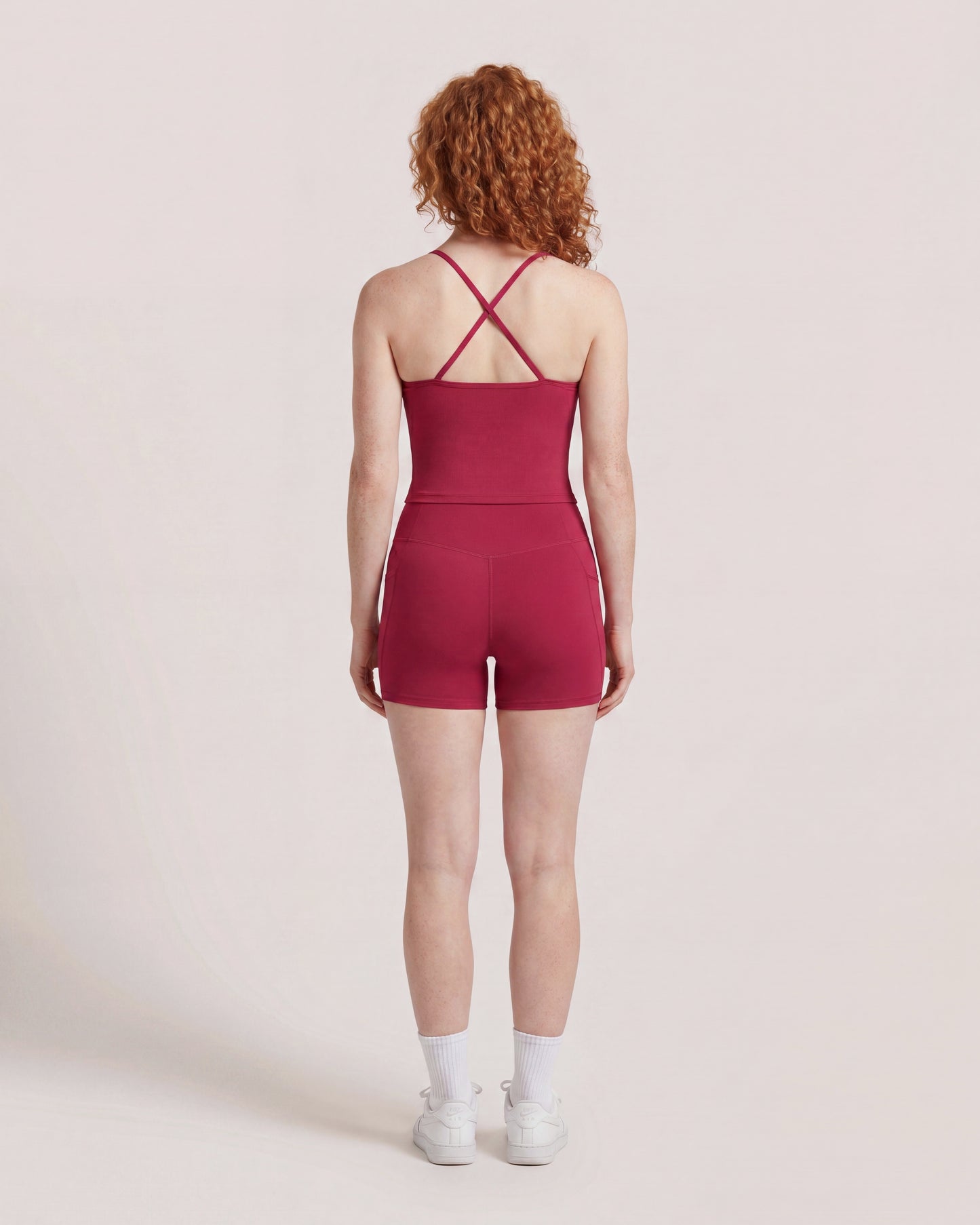 VARCEA Red Pocket Shorts