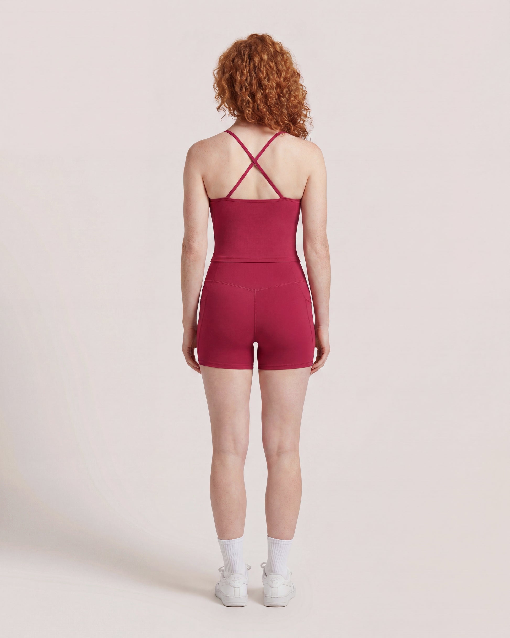 VARCEA Red Pocket Shorts