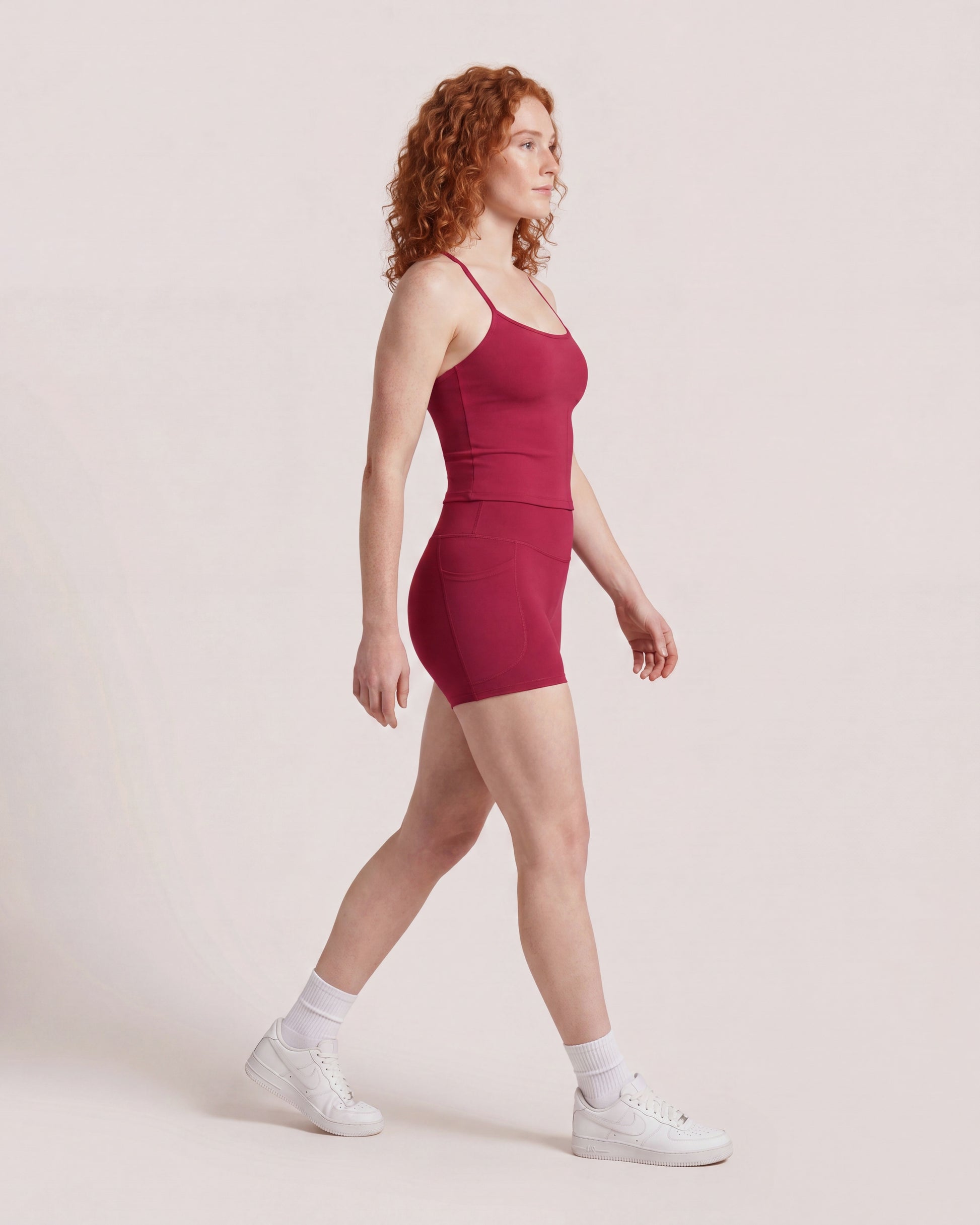 VARCEA Red Pocket Shorts
