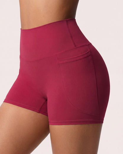 VARCEA Red Pocket Shorts