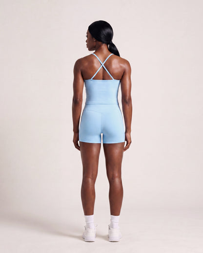 VARCEA Sky Blue Pocket Shorts