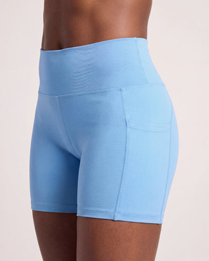 VARCEA Sky Blue Pocket Shorts