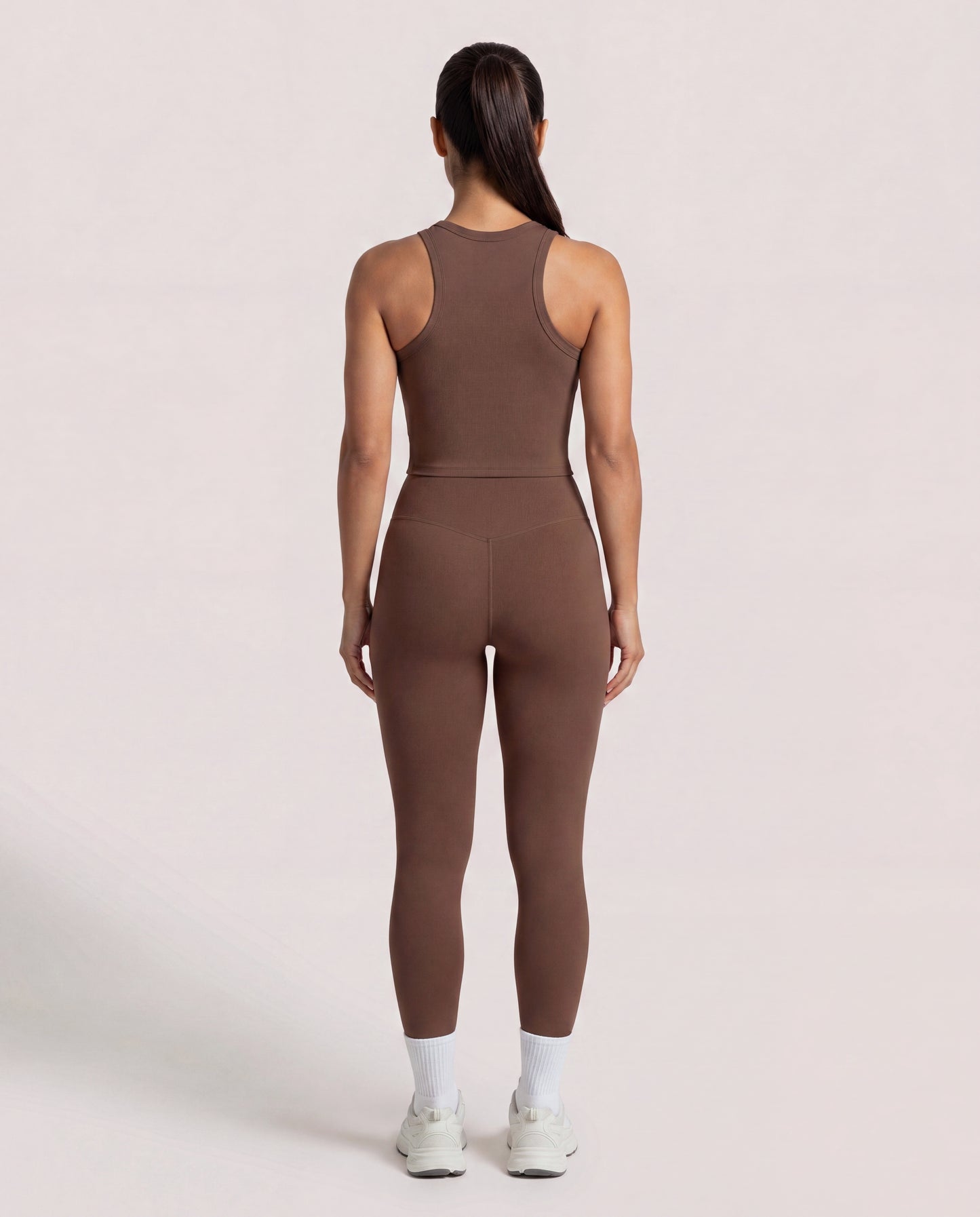 VARCEA Brown Seamless High Tank