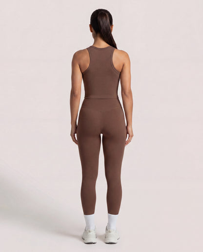 VARCEA Brown Seamless High Tank