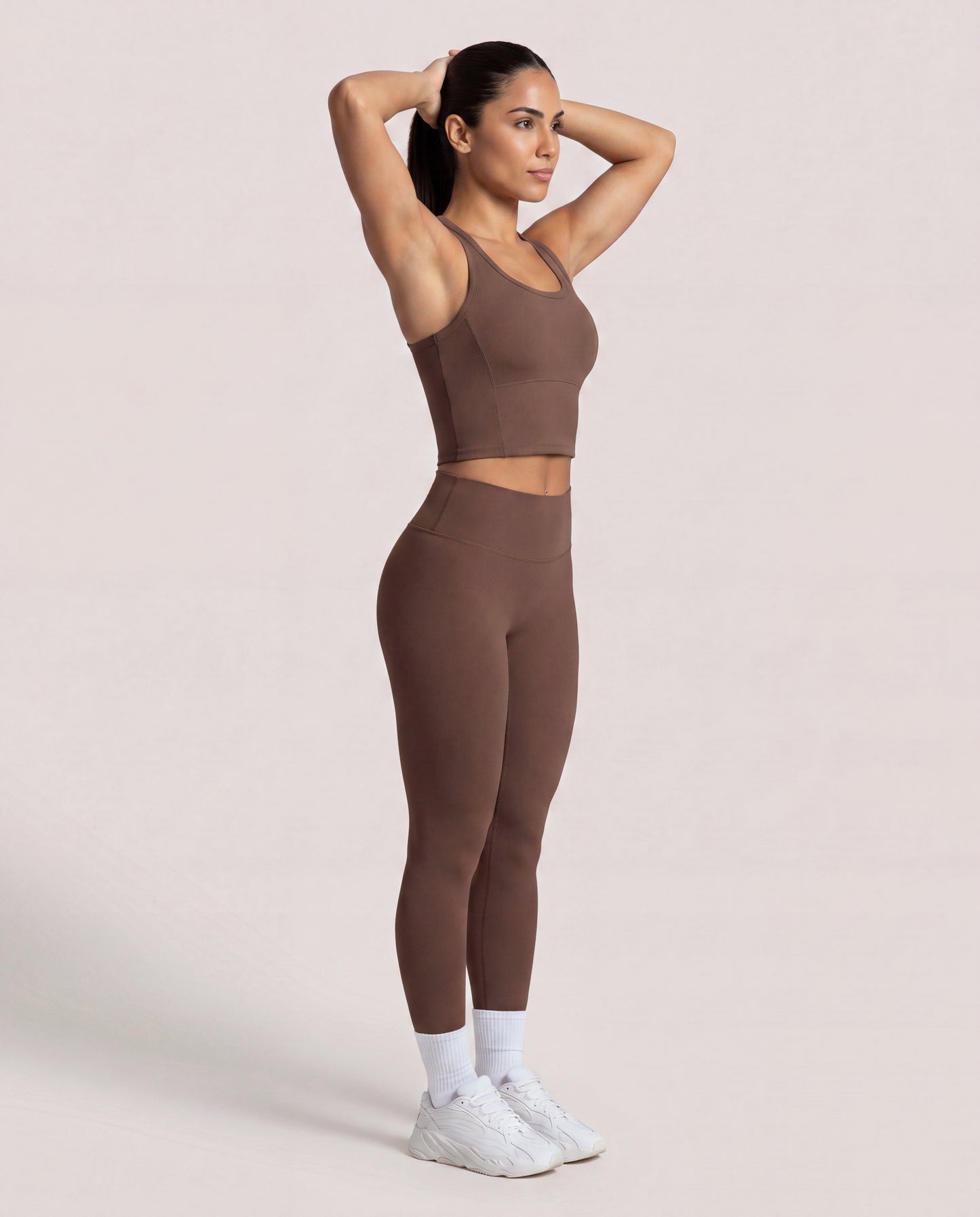 VARCEA Brown Seamless High Tank