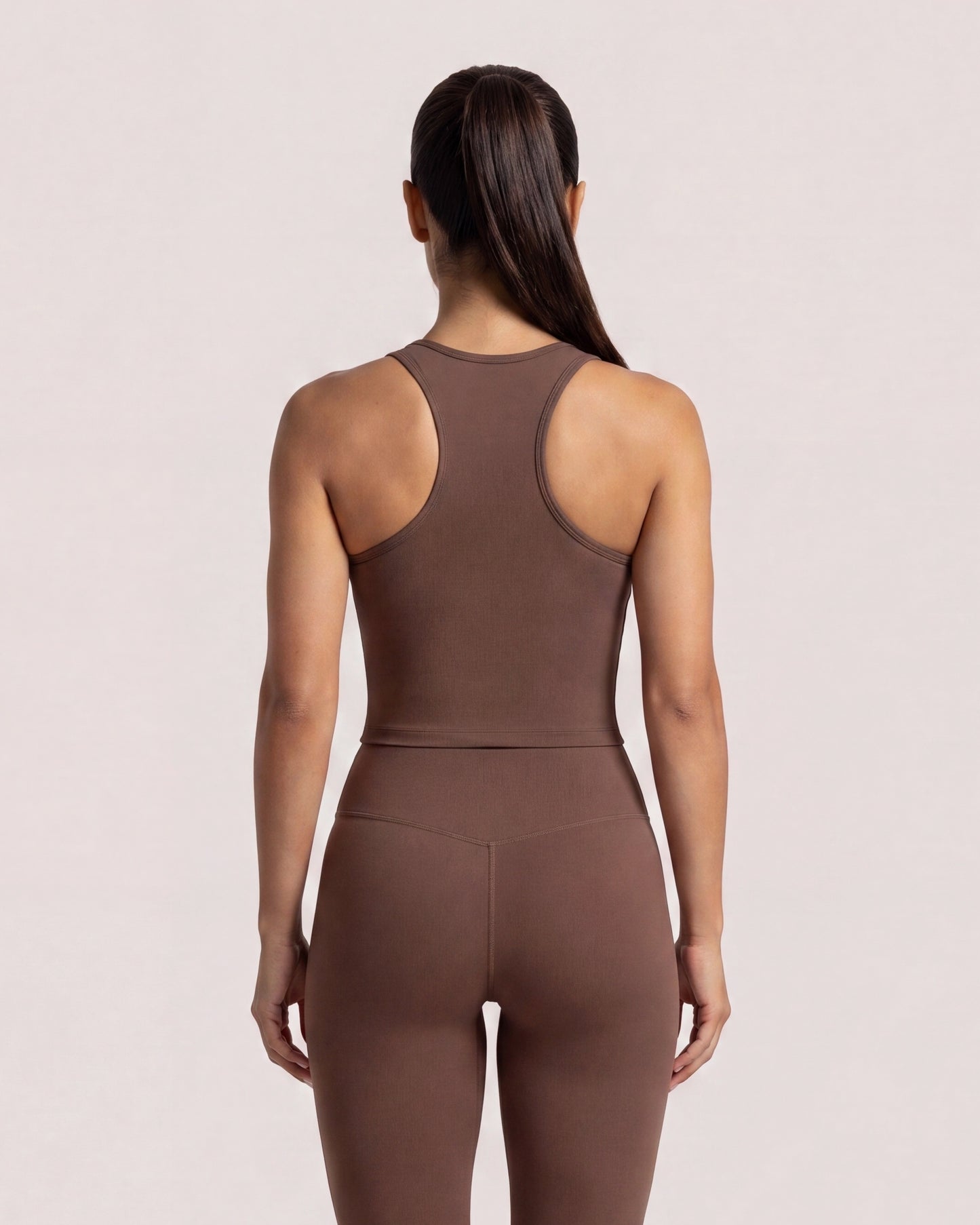 VARCEA Brown Seamless High Tank