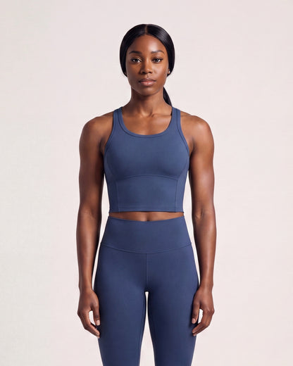 VARCEA Navy Seamless High Tank