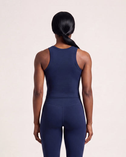 VARCEA Navy Seamless High Tank