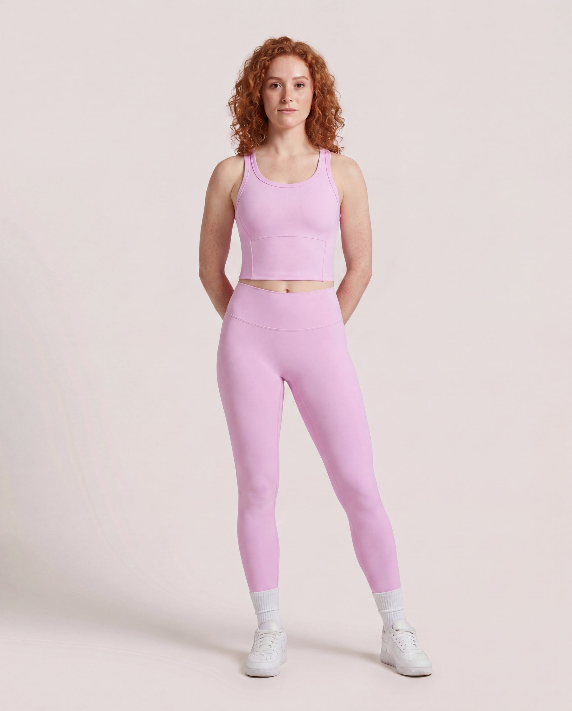 VARCEA Pink Seamless High Tank