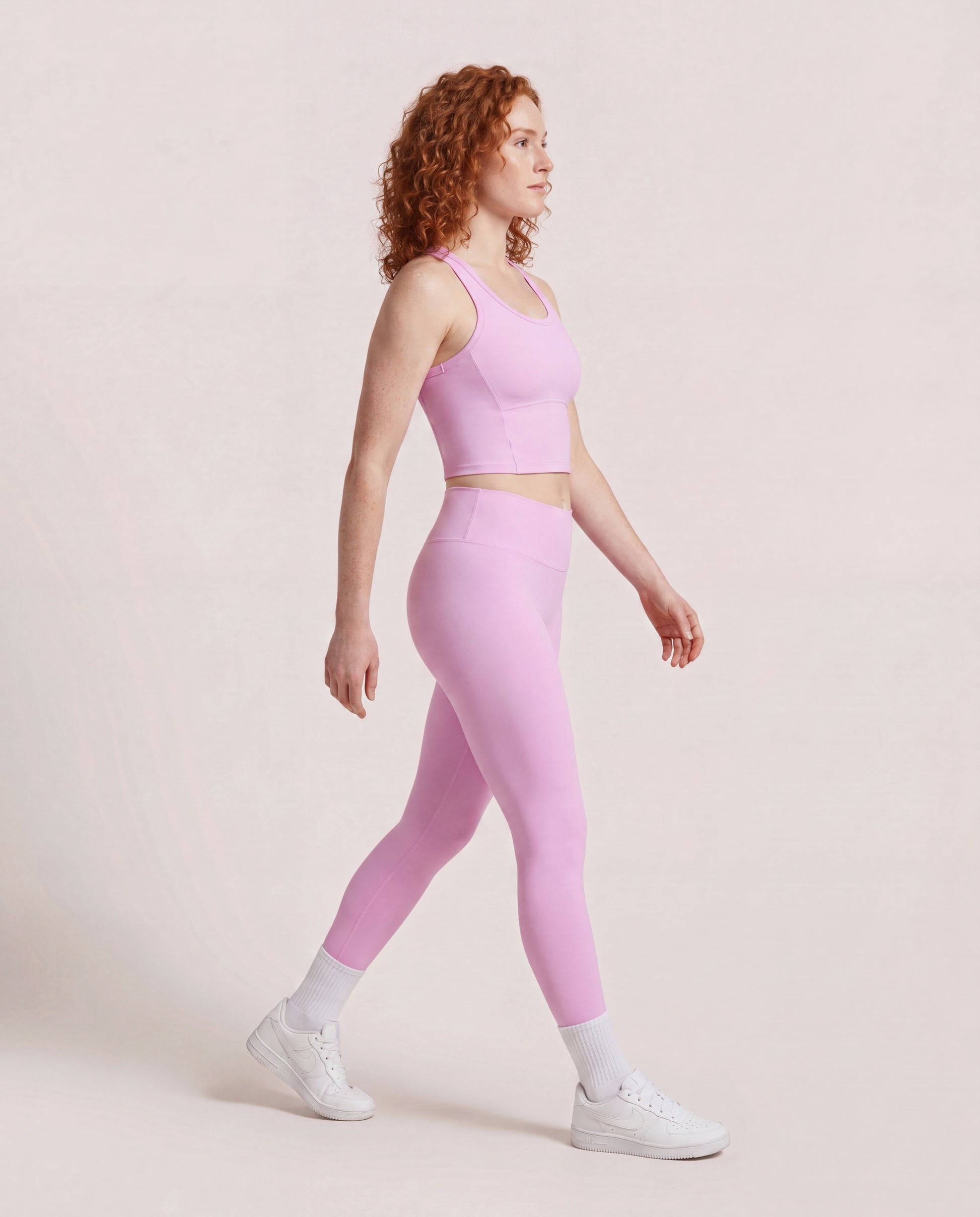 VARCEA Pink Seamless High Tank