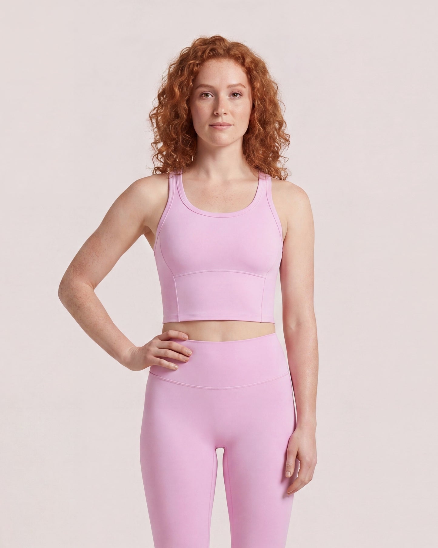 VARCEA Pink Seamless High Tank