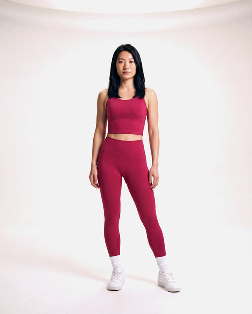 VARCEA Red Seamless High Tank