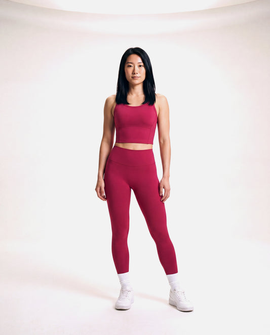 VARCEA Red Seamless High Tank