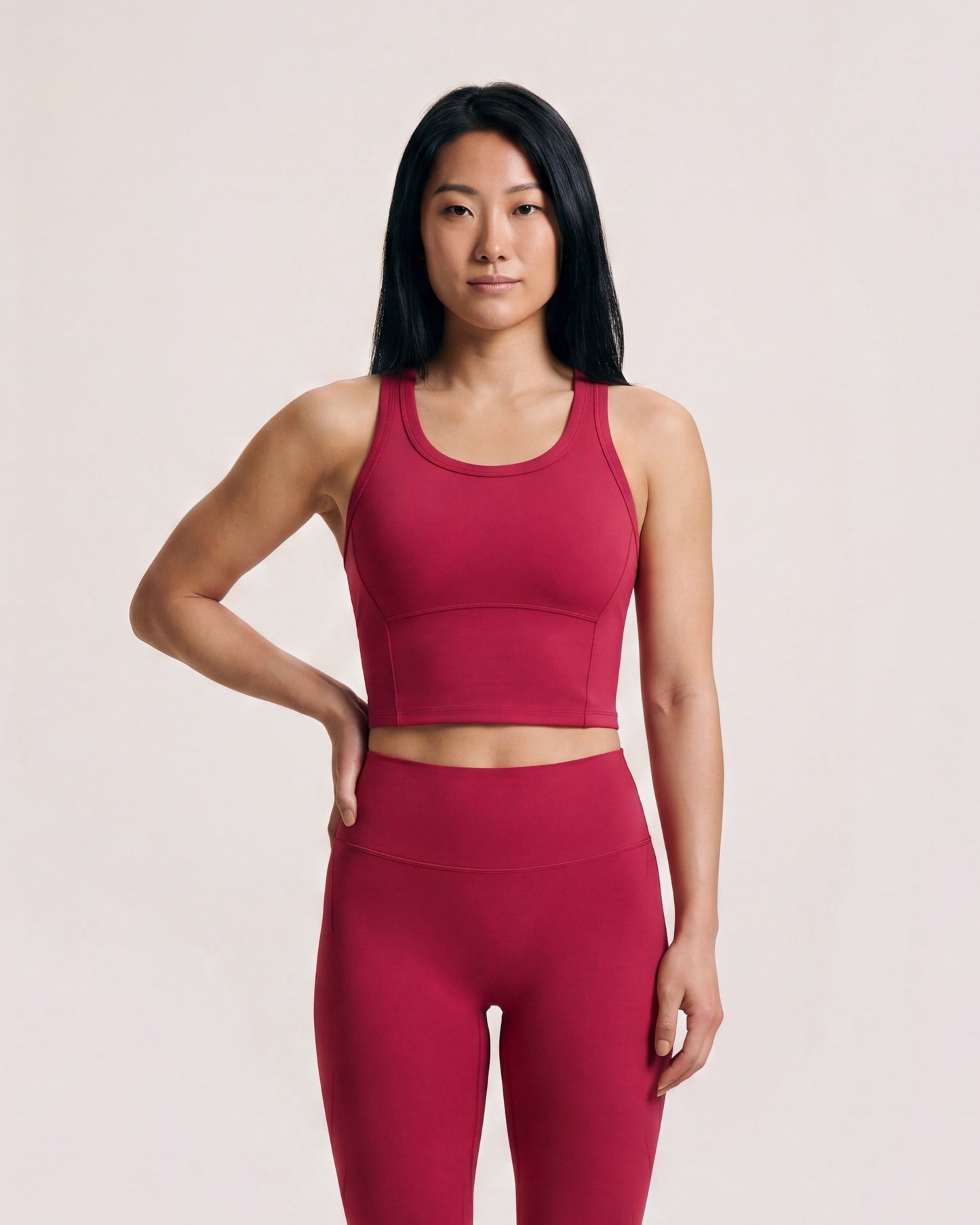 VARCEA Red Seamless High Tank