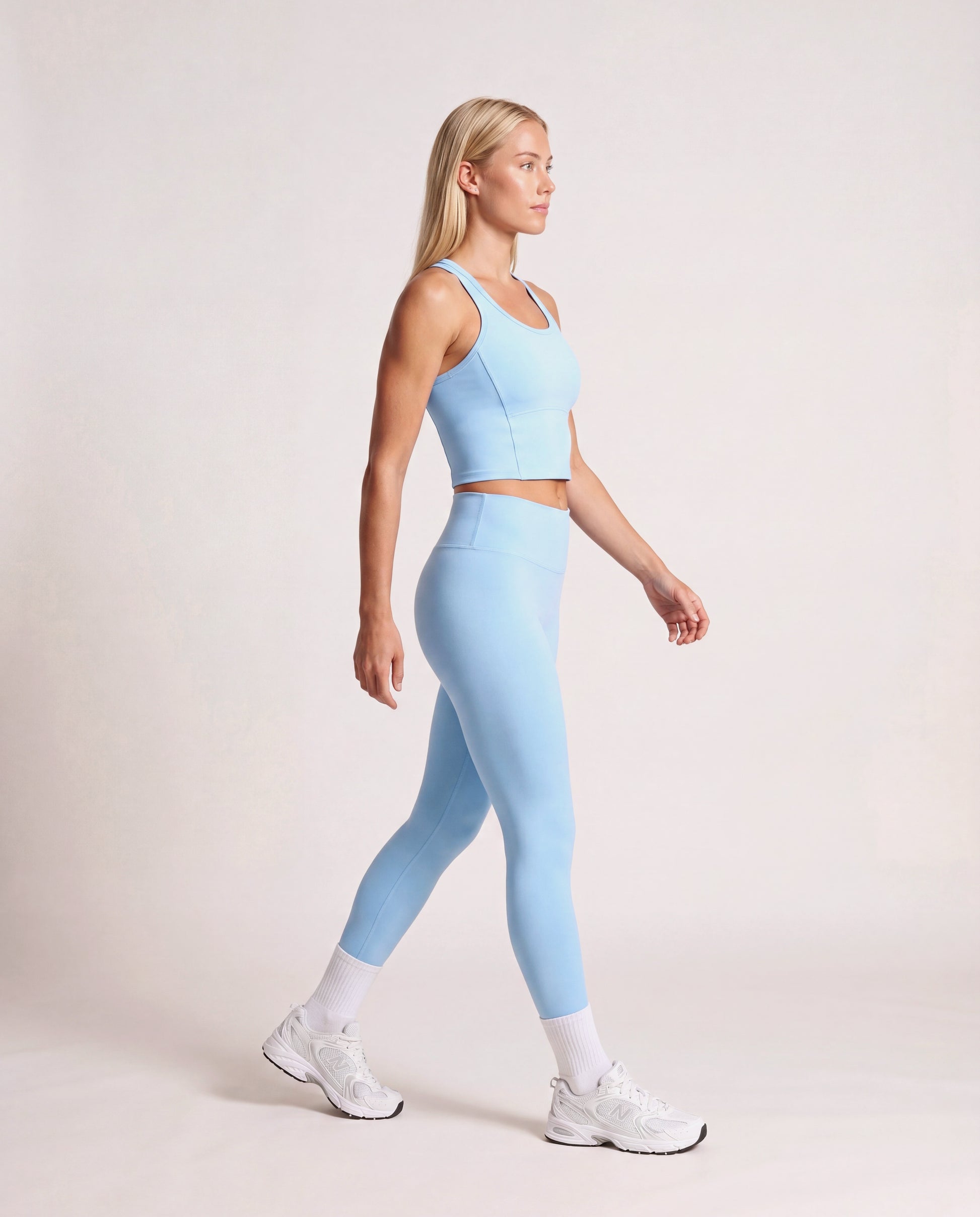 VARCEA Sky Blue Seamless High Tank