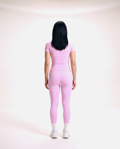 VARCEA Pink Seamless T Shirt