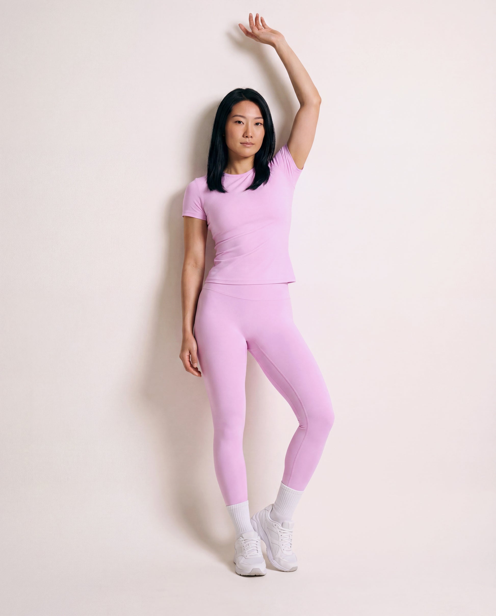 VARCEA Pink Seamless T Shirt