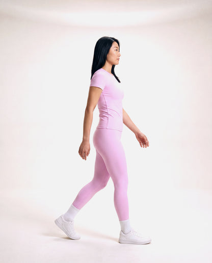VARCEA Pink Seamless T Shirt